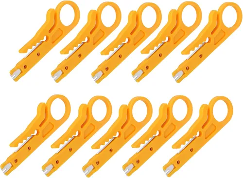 Miniatura 5 de Mini pelacables, pelacables de red, cortador de perforación para cable de alambre de red, pelacables de categoría 5e, necesidades diarias