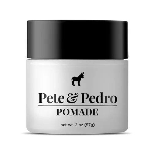 Pete & Pedro Hair Pomade – Pomada clásica de peinado para hombres | Fijación media y alto brillo con un montón de control, ayuda a que el cabello se