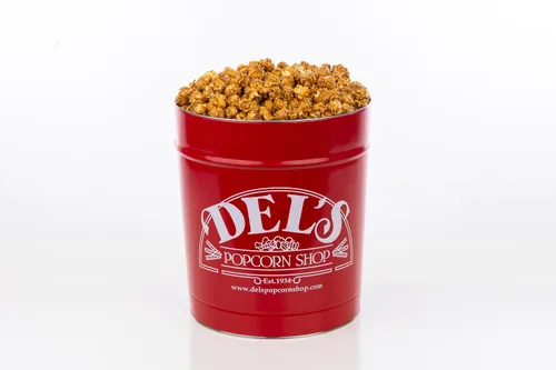 Miniatura 3 de Lata de regalo gourmet para palomitas de maíz - Palomitas de maíz (caramelo, 2 galones)