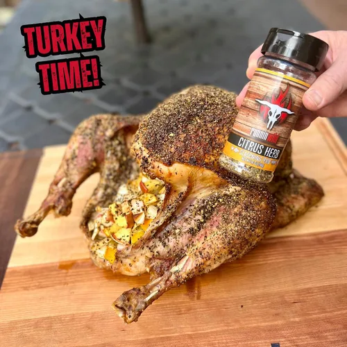 Miniatura 4 de Condimento de hierbas cítricas Condimento cítrico premium con ajo y hierbas para pavo, pollo, pescado, cerdo y cordero Sin sabores artificiales