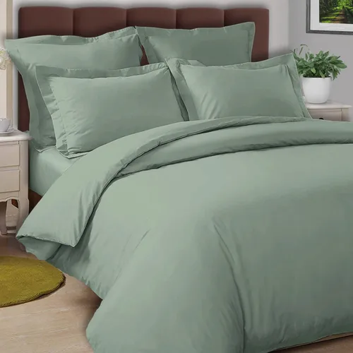 Miniatura 20 de Pizuna 100% Cotton Duvet Cover Set Twin Size - Percale Weave Long Staple Combed Cotton Duvet Cover (68" x 86") with 4 Corner Ties & Button Closure