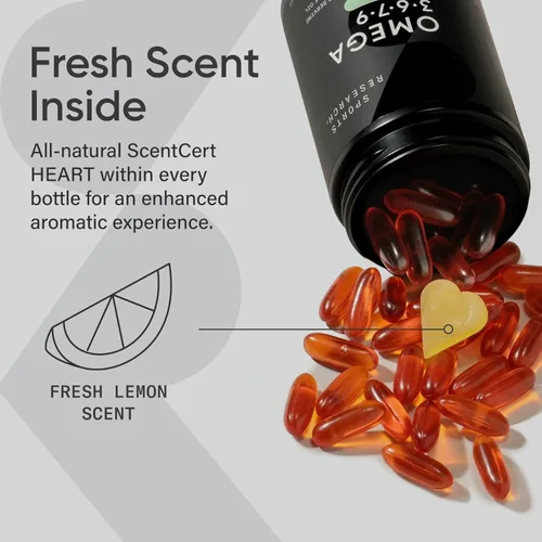 Miniatura 6 de Sports Research® Vegan Omega 3-6-7-9 - 1200 mg de Ácidos Grasos Omega de Espectro Múltiple Certificados Fórmula No OMG con Espino Cerval de Mar