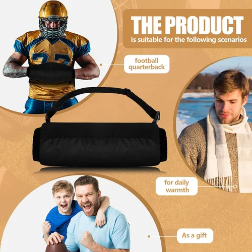 Miniatura 7 de Negro Invierno Calentador de Mano Bolsa Deportiva Muff de Mano para Hombres Mujeres Juventud Fútbol Deportes al aire libre