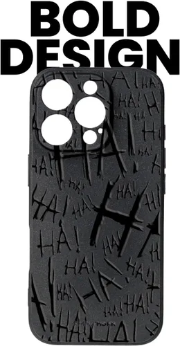 Miniatura 2 de SIMPLYMDRN Funda delgada para iPhone 13 - Diseño Joker Haha - Funda genial para hombres - Cubierta de diseñador de superhéroe villano - Delgada