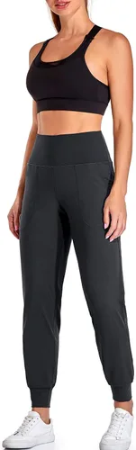 Miniatura 94 de Oalka - Pantalones deportivos para mujer, con cintura alta y bolsillos, para hacer deporte, yoga y entrenar