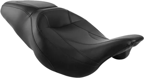 Miniatura 7 de TCT-MOTORPARTS Asiento de pasajero negro para Harley Touring Electra Glide 2009-2023