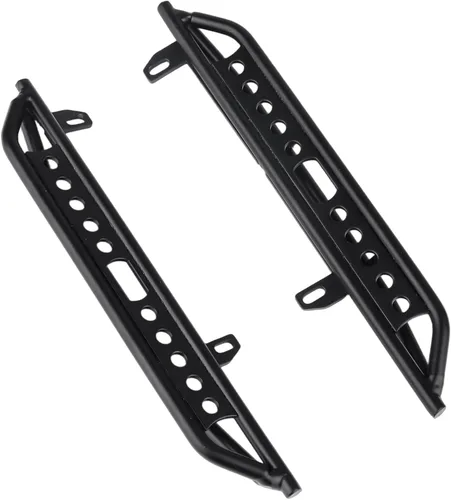 Hobbypark Estribos de pedal lateral de metal placa de pie para escala 1/10 RC Crawler Car Axial SCX10 III AXI03007 Hop-ups Piezas de actualización