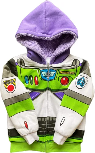 Miniatura 4 de Toy Story Buzz Lightyear - Sudadera con capucha de vellón Sherpa para niños pequeños