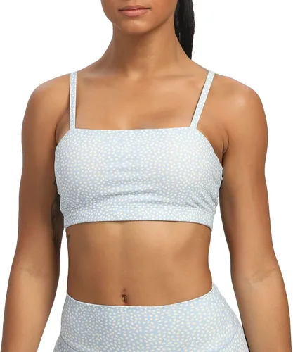 Aoxjox - Brasier deportivo para mujer tipo camiseta sin mangas, bandeau, para entrenamiento, aptitud física, correr o yoga