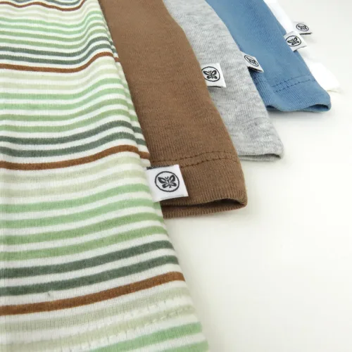 Miniatura 25 de HonestBaby Camisetas musculares sin mangas 100% algodón orgánico para bebés y niños pequeños, niñas