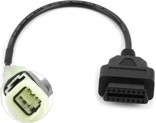 Motocicletas OBD2 a 4 Pin Adaptador de diagnóstico Cable de detección de fallas de motocicleta Piezas para Honda Moto