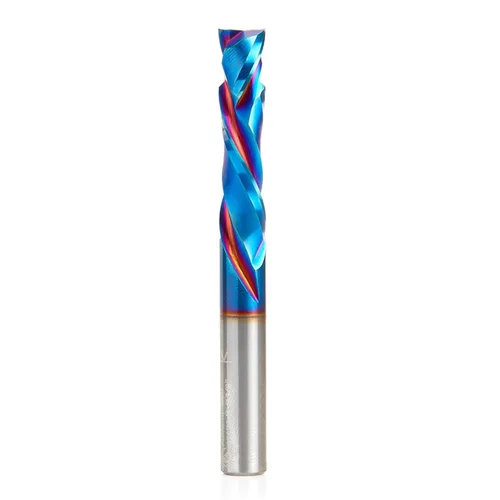 Miniatura 28 de Amana Tool Spektra Extreme Tool Life - Broca de router espiral de compresión CNC de carburo sólido, 46010-K, 3/8 D x 1-1/8 CH x 3/8 vástago x 3
