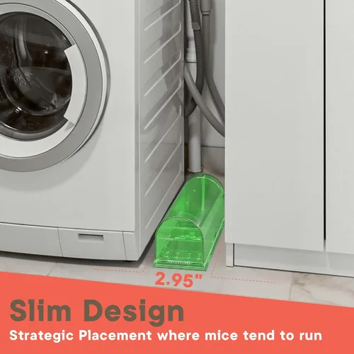 Miniatura 5 de Campior Trampa humana para ratones para casa, tamaño grande, trampas para ratones sin matar para interiores para el hogar, trampa para ratas