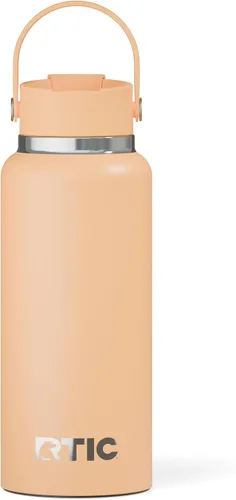 Miniatura 21 de RTIC - Botella de agua Outback de 32 oz (1 L), con revestimiento de cerámica, aislada, de acero inoxidable, doble pared con aislamiento al vacío