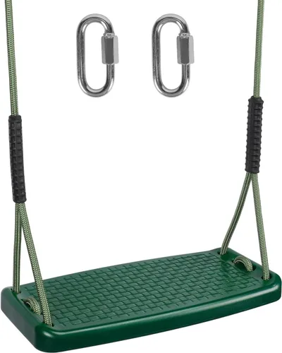 Miniatura 9 de Juego de columpios de plástico de repuesto resistente, con cuerda ajustable antideslizante para colgar en el árbol, accesorios para interiores y Azul