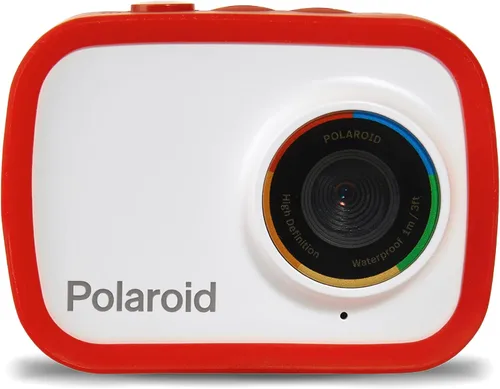 Miniatura 11 de Polaroid Cámara de acción WiFi de doble pantalla 4K 18mp, cámara Polaroid deportiva impermeable con batería recargable integrada y accesorios