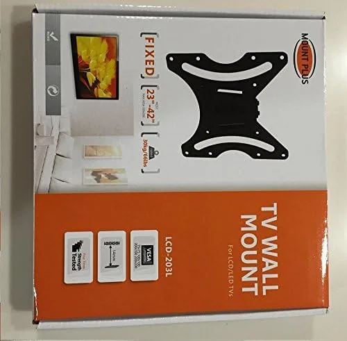 Miniatura 3 de Mount Plus Soporte de pared ultra delgado 1070 (0.5 pulgadas desde la pared) para TV de 23 a 42 pulgadas VESA 7.874 x 7.874 in, 7.874 x 3.937 in