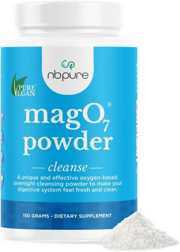 nbpure MagO7 - Polvo natural de limpieza y desintoxicación de colon – Alivio ocasional del estreñimiento, suavizante de heces y apoyo de hinchazón