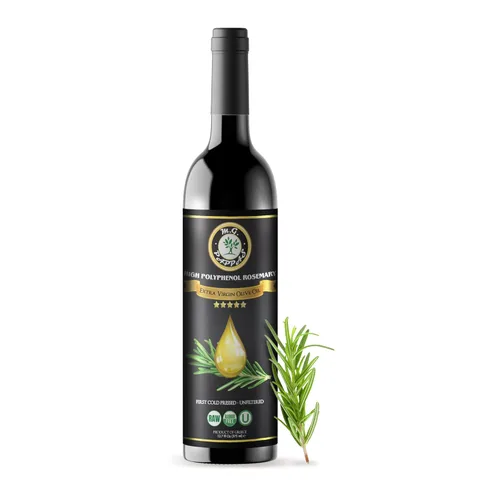 Miniatura 16 de M.G. PAPPAS Aceite de oliva extra virgen infundido con albahaca rico en polifenoles - Aceite de oliva griego prensado en frío y sin filtrar - Alto