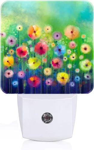 Miniatura 14 de Luz nocturna de camiones de dibujos animados, luces nocturnas enchufables con sensor de atardecer a amanecer para escaleras, pasillo, dormitorio