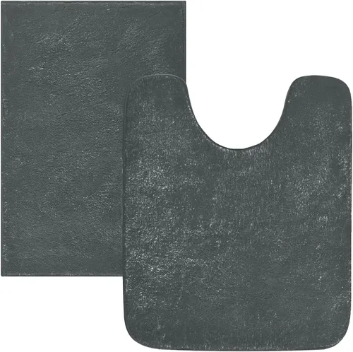Miniatura 37 de Alfombra de baño amarilla, suave, absorbente, lavable a máquina, juego de alfombras de baño antideslizantes para puerta de baño, dormitorio
