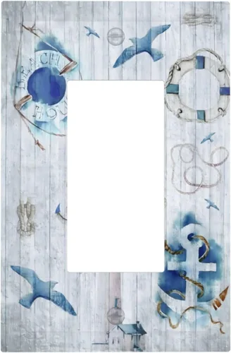 Miniatura 33 de Cubiertas Decorativas para Placas de Interruptor Bosque Primavera Hada Encantada País de las Maravillas Suelo Verde 2 Gang Cubierta de Interruptor