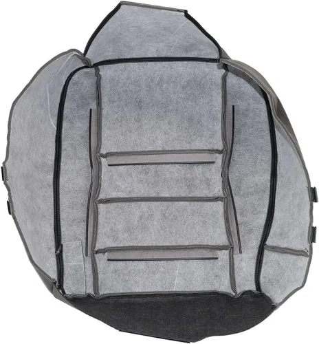 Miniatura 7 de SecosAutoparts Funda de cuero de repuesto para asiento delantero del lado del conductor, color negro, compatible con Ford F-250 F-350 F-450 F-550