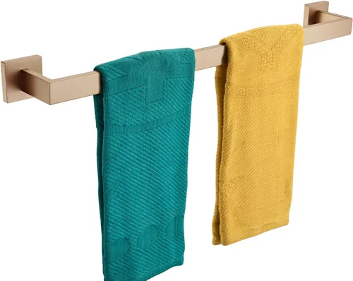 Miniatura 26 de KOKOSIRI Barra de Toalla Individual de 16 Pulgadas, Toallero para Baño o Cocina, Toallero de Pared de Acero Inoxidable SUS304, Cromo Pulido