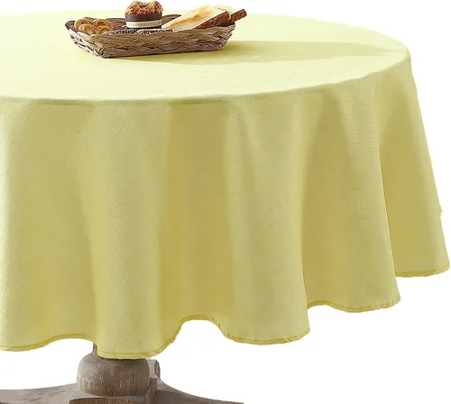 Miniatura 8 de Laura Ashley Mantel decorativo, resistente a las arrugas y a las manchas, repelente al agua a prueba de derrames, tela de poliéster lavable de fácil