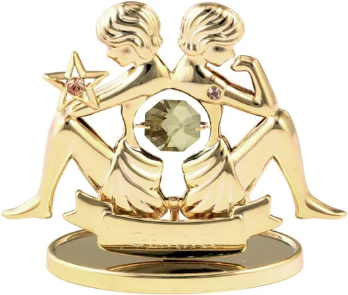 Miniatura 13 de CRYSTOCRAFT Regalo de sagitario, adorno de constelación con cristal austriaco, adorno de cristal de signo del zodiaco, colección de decoración