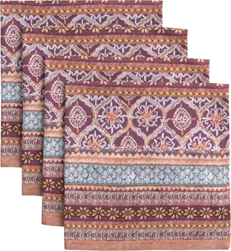 Miniatura 170 de Maison d' Hermine Happy Florals - Juego de 4 servilletas 100% algodón suave y cómodo perfectas para cenas familiares, bodas, fiestas de cóctel, 063