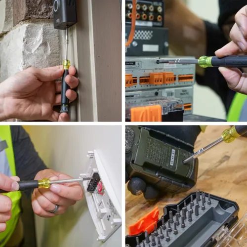 Miniatura 5 de Klein Tools 32717 Juego de destornilladores de precisión con funda, kit de herramientas de reparación multifunción todo en uno incluye 39 puntas