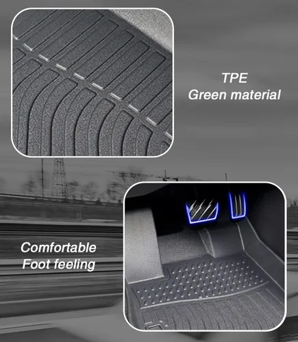 Miniatura 9 de Alfombrillas de Piso para Automóvil de Repuesto para Ford Focus 2012-2018 (No Compatible con Focus RS) Forro de TPE Resistente Ajuste Personalizado