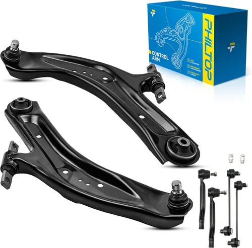 Miniatura 94 de PHILTOP Kit de suspensión delantera de 10 piezas, brazos de control inferiores con juntas de bola, eslabones de extremo de barra estabilizadora