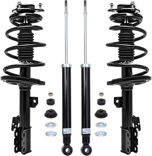 Miniatura 23 de Detroit Axle - Amortiguadores de puntales para Nissan Sentra 2007-2012 [Base S SL SR] Puntales delanteros completos con amortiguadores traseros