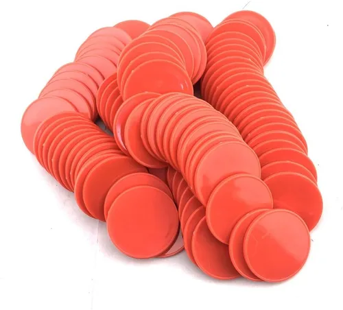 Miniatura 7 de Smartdealspro Juego de 100 fichas de póquer opacas de 1 1/2 pulgadas de plástico, contadores de aprendizaje, fichas de juego con caja de 4