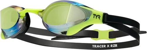 Miniatura 10 de TYR Tracer-X RZR Racing Goggles – Ultra Low Profile Competitive Swim Goggles, Anti Fog, Wide Peripheral Vision
