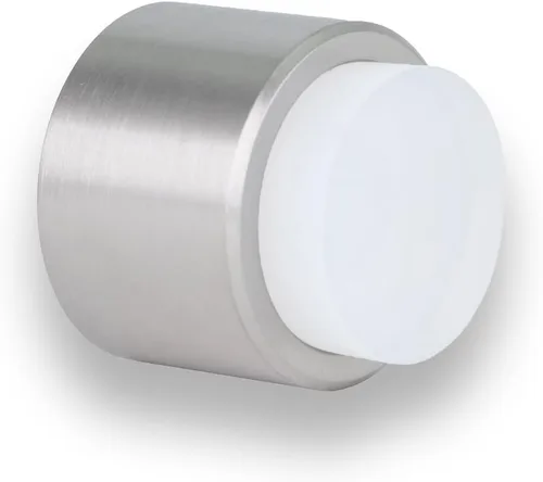 Miniatura 16 de EVI - Topes de puerta Tope de manija de puerta blanco – Adhesivo y cierre de tornillo – Caucho protector – Tope de puerta de pared de 1.1 x 1.1