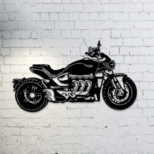 Miniatura 8 de Letrero con nombre personalizado, letrero de metal para motocicleta, decoración de pared con nombre de familia, decoración rústica para el hogar