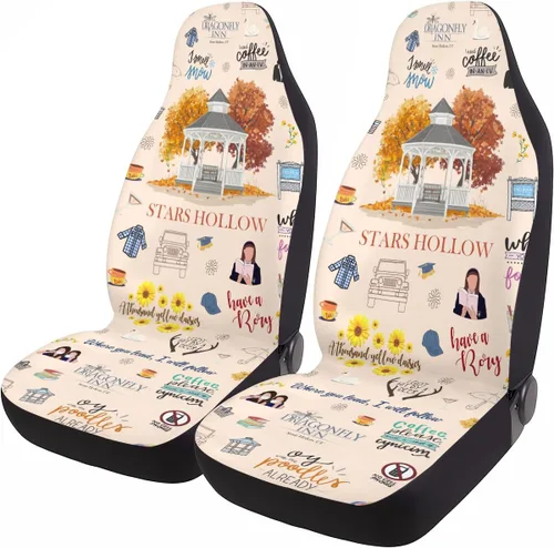 Miniatura 30 de GENANY Horror Nightmare Skellington - 2 fundas de asiento delantero para automóvil, camión, SUV, regalos de Navidad, funda de asiento de cubo