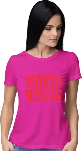 Miniatura 35 de Go All Out Camiseta para mujer Stuck in The Upside Down