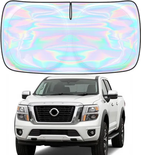 Miniatura 38 de Parasol para parabrisas Rivian R1S R1T 2022-2026 – Parasol compatible con Rivian R1S R1T plegable para ventana delantera, protector de visera solar