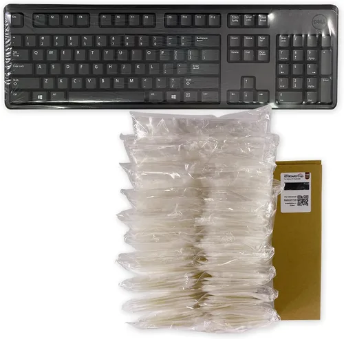 Estilo plano totalmente cubierto, fácil de desinfectar, universal, de 0.001 in, lavable, excelente sensación táctil, impermeable, antipolvo,