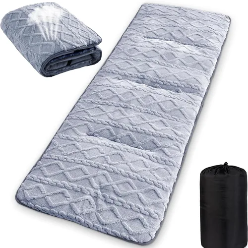 Miniatura 9 de Folding Camping Cot Pad - Portable & Comfortable Outdoor Sleeping Mat with Elastic Strap, Lightweight Waterproof Bottom Mattress Pad