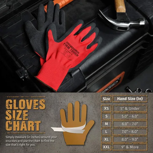 Miniatura 6 de Glove Station Pantalla táctil de alta destreza recubierta de palma de agarre extra resistente a cortes para uso general