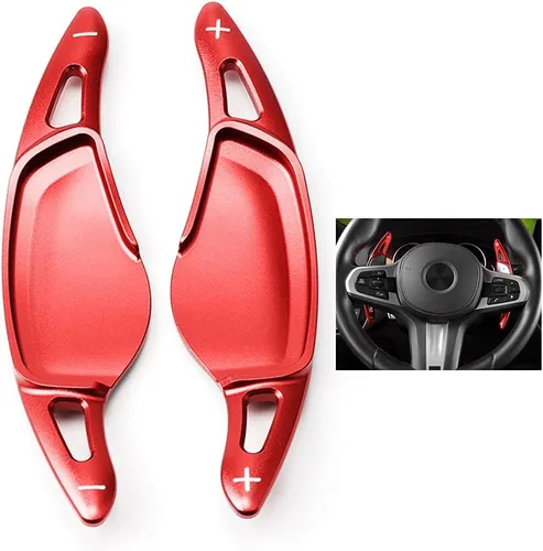Miniatura 8 de 2 cubiertas de extensión de palanca de cambios de volante para BMW 5er G30 G31 G38 7er G11 G12 3er X3 X4 X5 G01 G20 G02 G05 6er G32 GT Accesorios