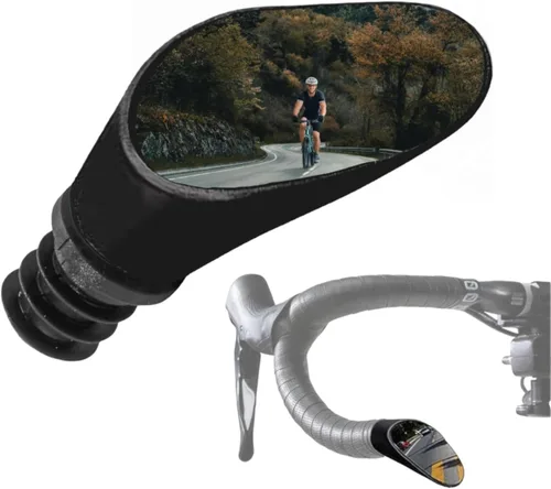 Miniatura 10 de Sprintech Espejo de Bicicleta Cóncavo Chapado en Cromo Fabricado en Suiza para Manillar – Terminado a Mano, Ajustable, Superficie Reflectante