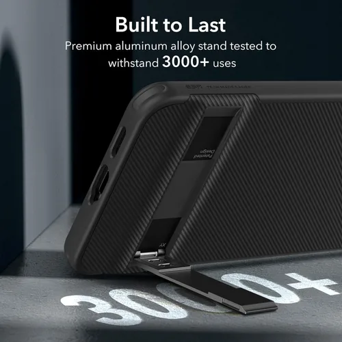 Miniatura 3 de ESR Funda con soporte de metal para Samsung Galaxy S22 Ultra (6.8 pulgadas, 2022), con versátil soporte patentado, parte trasera delgada y flexible