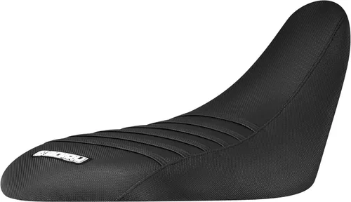 Miniatura 17 de Enjoy Mfg Funda de asiento - Compatible con Yamaha Raptor 700 700R 2006-2024#193 (Todo negro/costillas azules)