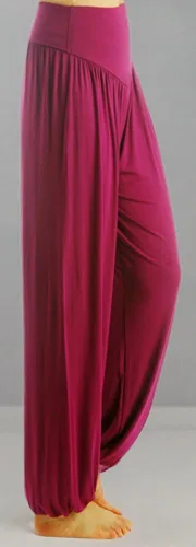 Miniatura 30 de Pantalones de algodón modal para mujer de AvaCostume, pantalones suaves para practicar yoga o deportes.